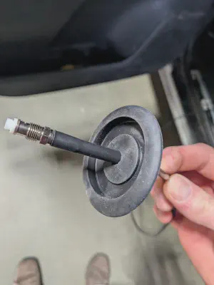 grommet sealing coaxial cable